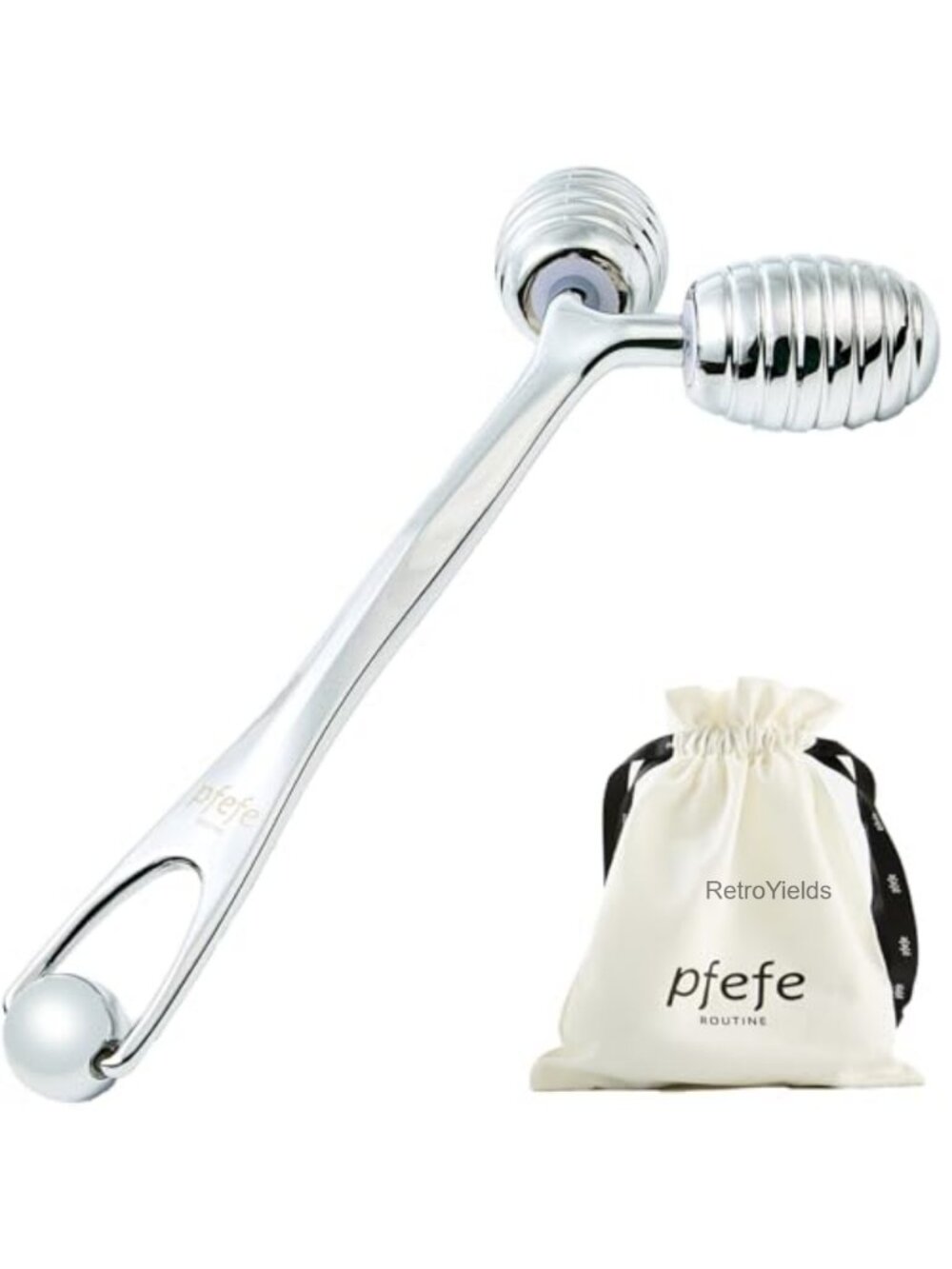 Stainless Steel Facial Ice Roller Massager Skin Care Tool
